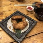 だいだいや - 初めて食べた手羽先の唐揚げ
      タレか甘辛で美味かった。