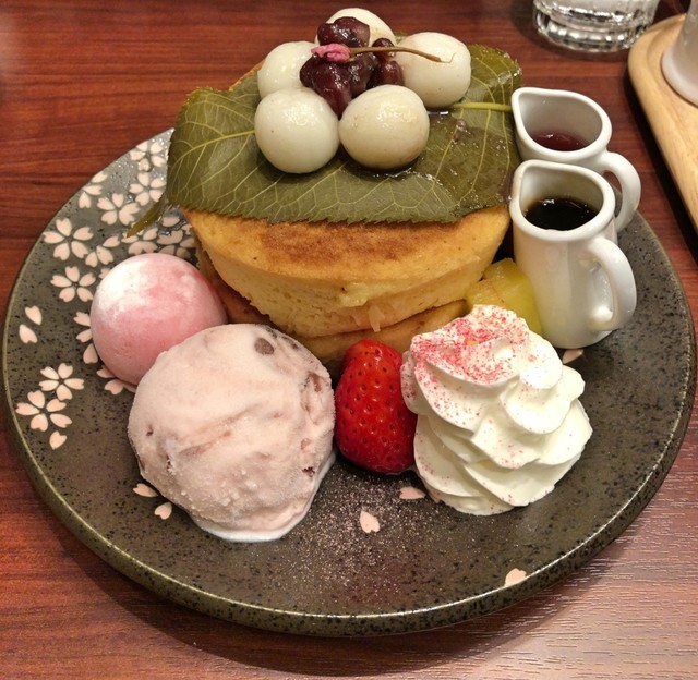 さくらホットケーキ By 必殺いっぱち フライング スコッツマン 秋葉原店 Flying Scotsman 秋葉原 カフェ 食べログ