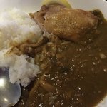 金峰山小屋 - この日はカレーもありました。
ライス、カレーともに食べ放題です。