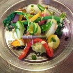 レストラン オネット - 野菜のメドレー♬前菜スタート♬大分産の厳選野菜を見事に調理♡見た目も美しい〜❤(ӦｖӦ｡)