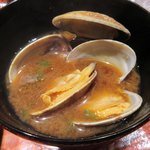 竹ざき - アサリ汁