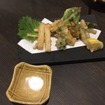 金爾 - 天ぷら盛り合わせ