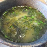 セイズファーム - 余川味噌を使用した味噌汁