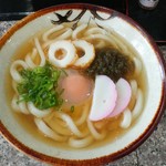 Shimabara Kou Tachigui Udon - 月見うどん(450円)