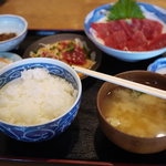 Kyuuroku - 2011/7 まぐろ刺・揚 定食