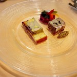 軽井沢ホテルそよかぜ - フォアグラのテリーヌとパテ･ド･カンパーニュの盛り合わせ