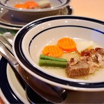 軽井沢ホテルそよかぜ - 牛肉のポトフ（わんこ用）小
      （小サイズを2つに分けてもらいました！）