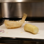 天ぷら　酒菜　醍醐 - 鱚と独活