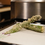 天ぷら　酒菜　醍醐 - アスパラ