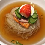 一龍 - 自家製手打ち冷麺（中）（￥990）