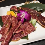 一龍 - カルビ盛り（￥1480）