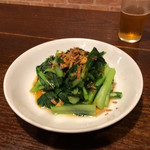 天府記 - 青菜の野菜ソース