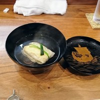 佳肴岡もと - 明石の鰆の湯葉包み