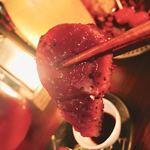 Bistro coda - 牛レバーのレバテキ(あっぷっぷ)