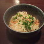 ラーメン札幌一粒庵 - ホタテごはん