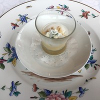アンティカ オステリア デル ポンテ - 玉ねぎムースに生クリームとメープルシロップ