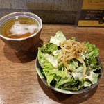 SPICY CURRY 魯珈 - ネパールアイスとぷちサラダ