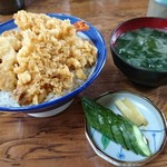 Tentomo - 天丼(並) + みそ汁