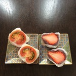 御菓子司　華月 - 断面