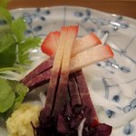 鮨榮 - 鯨ベーコン