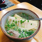 スタミナ苑 - 竹の子スープ(春限定)@550円