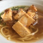 ブッフェ エクスブルー - もちろん勝手に麻婆豆腐ラーメソを作る。