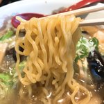 Kirikiri - 【2018年02月】魚屋さんの塩ラーメン、麺アップ。