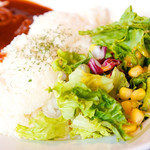 カヤバ珈琲 - 野菜も食べられるのが嬉しい^ ^