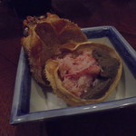 北海道レストラン 知床漁場 - かにの甲羅味噌
