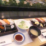 錦州寿司 - ランチにぎり寿司　８５０円（税込）【２０１８年５月】