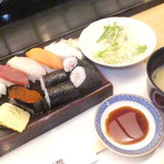 Kinshuuzushi - ランチにぎり寿司　８５０円（税込）【２０１８年５月】