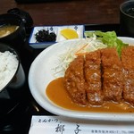 Tonkatsu Yashi - ロースカツ定食（大）