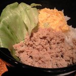 ちょぼいち鶏鶏もだん - ランチのふわとろそぼろ丼