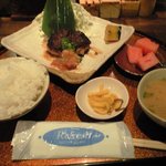 ちょぼいち鶏鶏もだん - 丹波地鶏　ジューシーつくねバーグ定食（６００円）こちらもランチメニュー