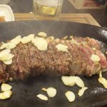 牛○ - 大沼牛サーロインポンドステーキ凄い！