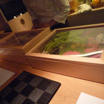 池袋 はなれ - 新調されたショーケース