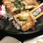 忠八 - 白焼き丼アップ♪