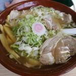 おもだかや - ちゃーしゅうめんま(ネギ増し)900円+大盛100円