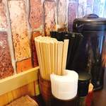 麺庵ちとせ - テーブル席