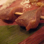 池袋 はなれ - 串焼：砂肝（ザクザクと至高の歯応え）