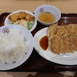 大阪王将 - 料理写真:餃子定食 2017.4