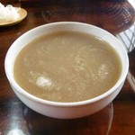 きなり - 蕎麦湯