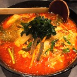 炭火焼肉　彩 - ユッケジャンラーメン(税抜820円)