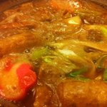 角丸 - カレー煮込み（煮立っています）