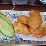 お食事処　利 - ハモのすり身揚げ