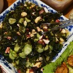 旬菜・旬魚 なかむら - タコ、胡瓜、ワカメの和え物