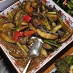 旬菜・旬魚 なかむら - ナス、ズッキーニのそぼろあんかけ