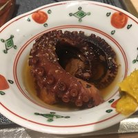 すぎ乃 麻布十番 - 蛸のおでん。蛸を噛みしめると蛸汁とおでん出汁とがジュワッと。