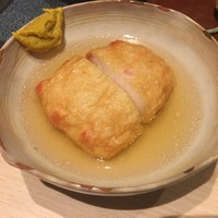 すぎ乃 麻布十番 - 紅生姜天。関西人には欠かせない紅生姜。もちろんおいしい。