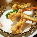 かに道楽 - かに唐揚げ